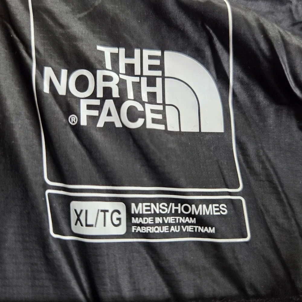 North Face Jacket Mens Sz XL Black Thermoball Eco Quilted Puffer Full Zip Winter